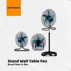 3-in-1 Industrial Fan & Stand Wall Table Use Malaysia