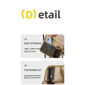 【LePinBang】Kerusi Camping Lipat 150KG | Outdoor Foldable Camping Chair Pro | 150 公斤可折叠Fishing露营椅 - Image 7