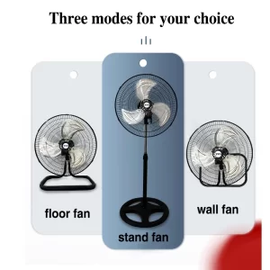 【LePinBang】18“ Kipas Industri 3in1 | Stand Wall Table Fan | 工业风扇三用型 - Image 7