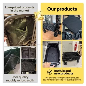 【LePinBang】Troli Barang Lipat 300KG | Outdoor Wagon Camping Trolley | 可折叠搬运车 野营手推车 - Image 4