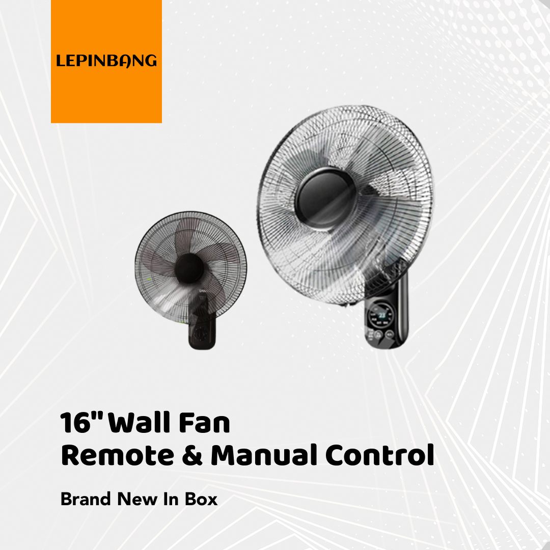 16 " Wall Fan | 5 Blade | Queit