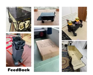 【LePinBang】可折叠搬运车 野营手推车 | Troli Barang Lipat 300KG | Outdoor Wagon Camping Trolley - 图片 9