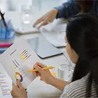 Designer sketching on tablet with stylus