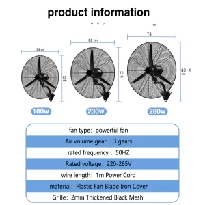 【LePinBang】 20/26/30英寸工业电风扇 Kipas Industri Berdiri Industrial Stand Fan 20/26/30“ 1year warranty - 图片 6