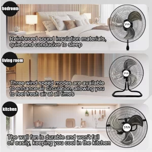 【LePinBang】工业风扇三用型  | 18“ Kipas Industri 3in1 | Stand Wall Table Fan - 图片 6