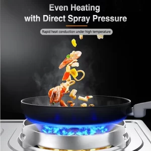 【LePinBang】强火省气 自动熄火 Dapur Gas 2 Kepala Stainless Steel Gas Stove 4200W 大火力🔥Titanium Alloy - 图片 3