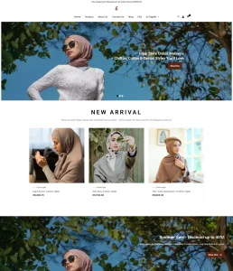hijab store online ecommerce website