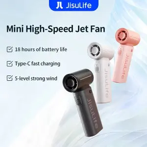JisuLife Turbo Cooling Handheld Fan Life 9 Mini Jet