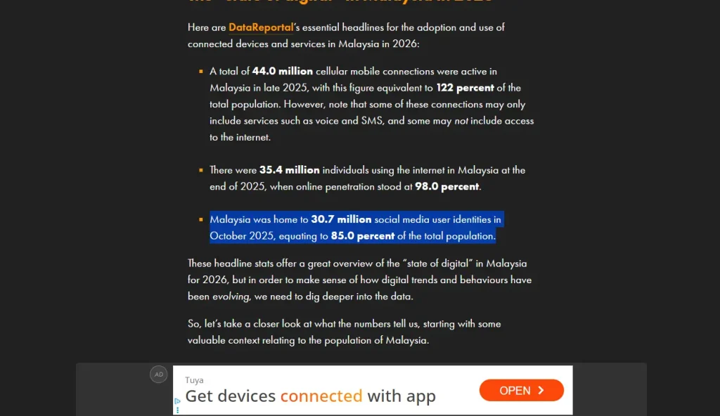 DataReportal Digital 2026 malaysia Digital 2026 Malaysia